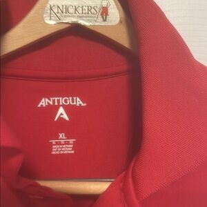 Antigua Red Polo Shirt XL